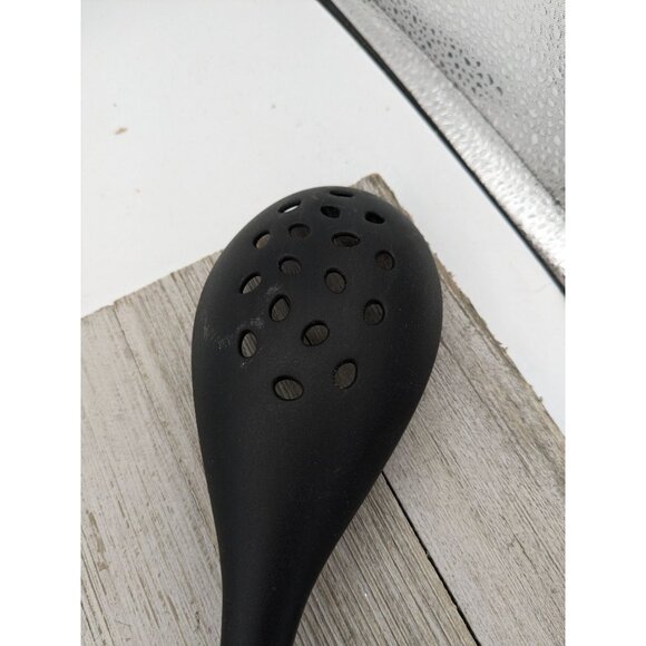OXO Hard Black Nylon Slotted Spoon 14" - Picture 5 of 9